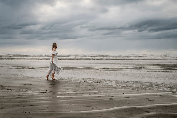 Bravely Approaching the Sea